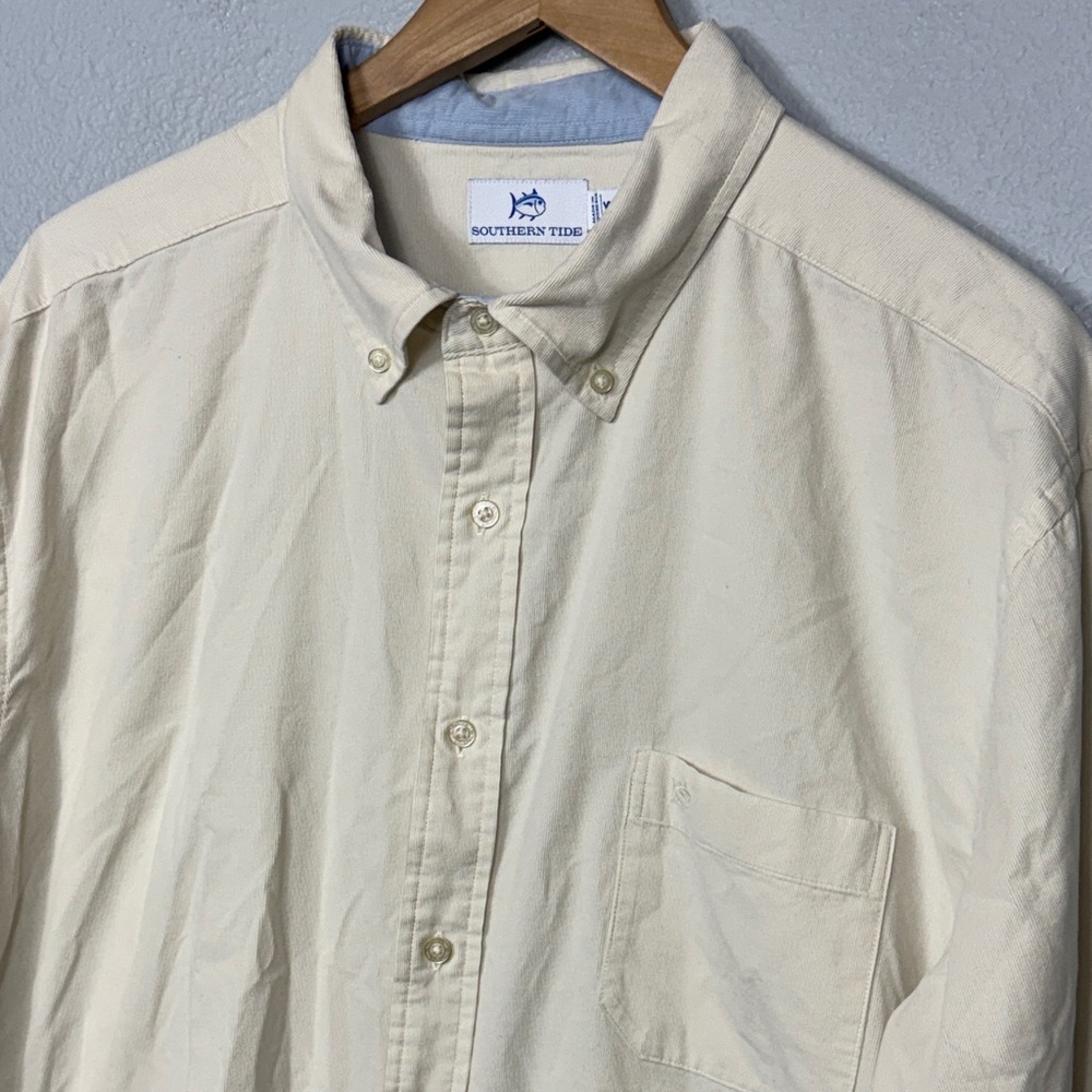 Southern Tide Men's Lightweight‎ Bedford Cord Long Sleeve Sport Shirt